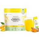ננו Turmeric Curcumin שתי אבקת, מיץ זהב עבור בריאות ותחמושת, No Turmeric Taste, הוסף Smoothies / Water Daily Morning Routine-35X Absorption-Mango Flavor-Joint תמיכה תוסף תמיכה