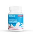 Milkaid Lactase Enzyme Chewable Tablets עבור Lactose Intolerance הקלה | מונע גז, Bloating & Diarrhea | Fast Acting Milk Digestive תוסף (60 טבליות, Raspberry)