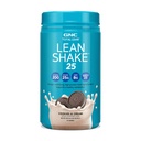 GNC Total Lean | Lean Shake 25 חלבון אבקה | High-Protein Meal החלפת Shake | עוגיות וקרם | 16 משרתים