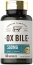 קרלייל Ox Bile תוספת 500 מ"ג | 60 קפסולות | Enzymes | Non-GMO & Gluten Free