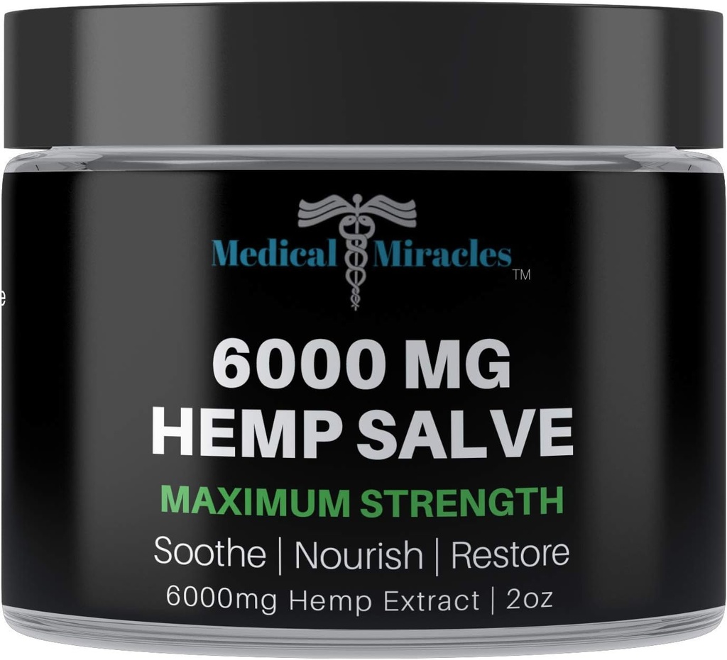 ניסים רפואיים 6000 MG כוח מקסימלי ריפוי סלב לשימוש HIPS, מפרקים, צוואר, בחזרה. מבוסס על The Finest Available Ingredients
