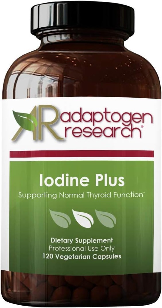 Iodine Plus | Potassium Iodide 10 מ"ג עם Selenium | 120 קפסולות צמחוניות