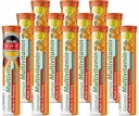 T&D German Motvitamin 10 ויטמינים - 240 טבליות משקה טבעוני Effervescent - Orange Flavor - מיוצר בגרמניה