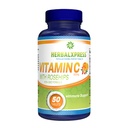 Herbalxpress ויטמין C 500 מ"ג עם Rose HIPS, Ascorbic Acid & Citrus Bioflavonoids 50 טבליות (1 Tub) - The Powerful Duo:- A Complementary Approach to Boost Your Immune System.