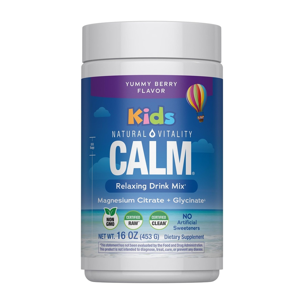 Vitality Calm Sleep, Magnesium Citrate, Sleep Aid Drink, GABA, Sleep Aid, Vegan, Gluten Free & Non-GMO, מעורב ברי פלמורד, 16 oz.