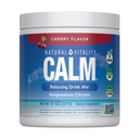 Natural Vitality Calm, Magnesium תוסף, Anti-Stress Drink אבקת Gluol,ten Free, Vegan & non-GMO, Cherry, 8 oz