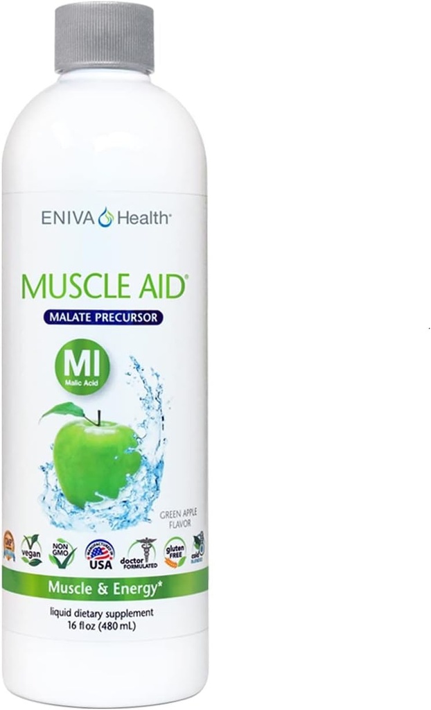 Eniva שרירים סיוע נוזל ריכוז עם Malic Acid (16 oz)