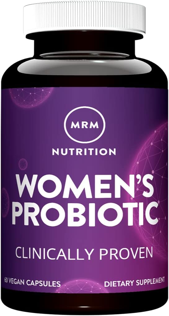 Probiotics של MRM Nutrition Women's Probiotics | Intestinal + Immune Health | Prebiotics + postbiotics + postbiotics | 24 מיליארד תאים | Good Bacteria for Gut Health