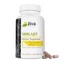 Jiva הבוטנים Premium Shilajit תוסף 700 מ"ג - Shilajit קפסולות לחלץ עם מינרלים, Fulvic / Homic Acid for Immune Support & Nomal Digestive Health - 120 קפסולת טבעונית (Pack של 1)