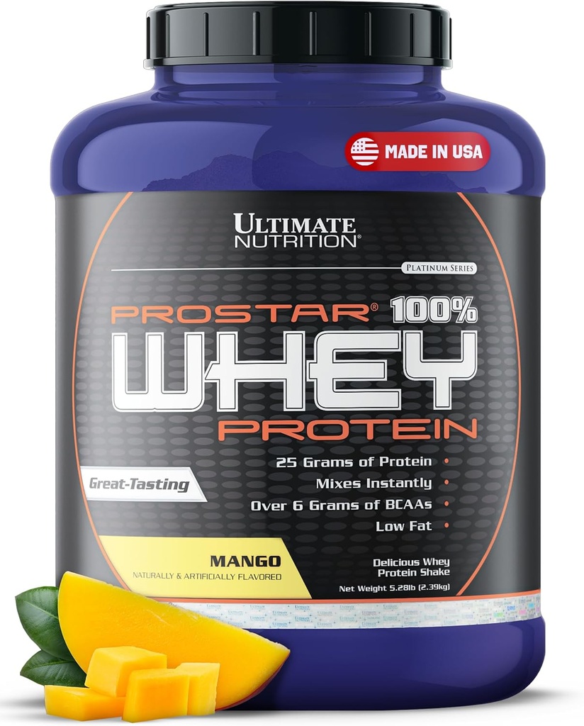 תזונה מושלמת Prostar Whey חלבון אבקת Isolate, מנגו - Low Carb, אבקת חלבון גבוהה שקד עבור שריר מקבל & התאוששות - נמוך נתרן, נמוך-Fat & Keto Friendly - 5.28 lbs Tubs Tubs Tubs Tub