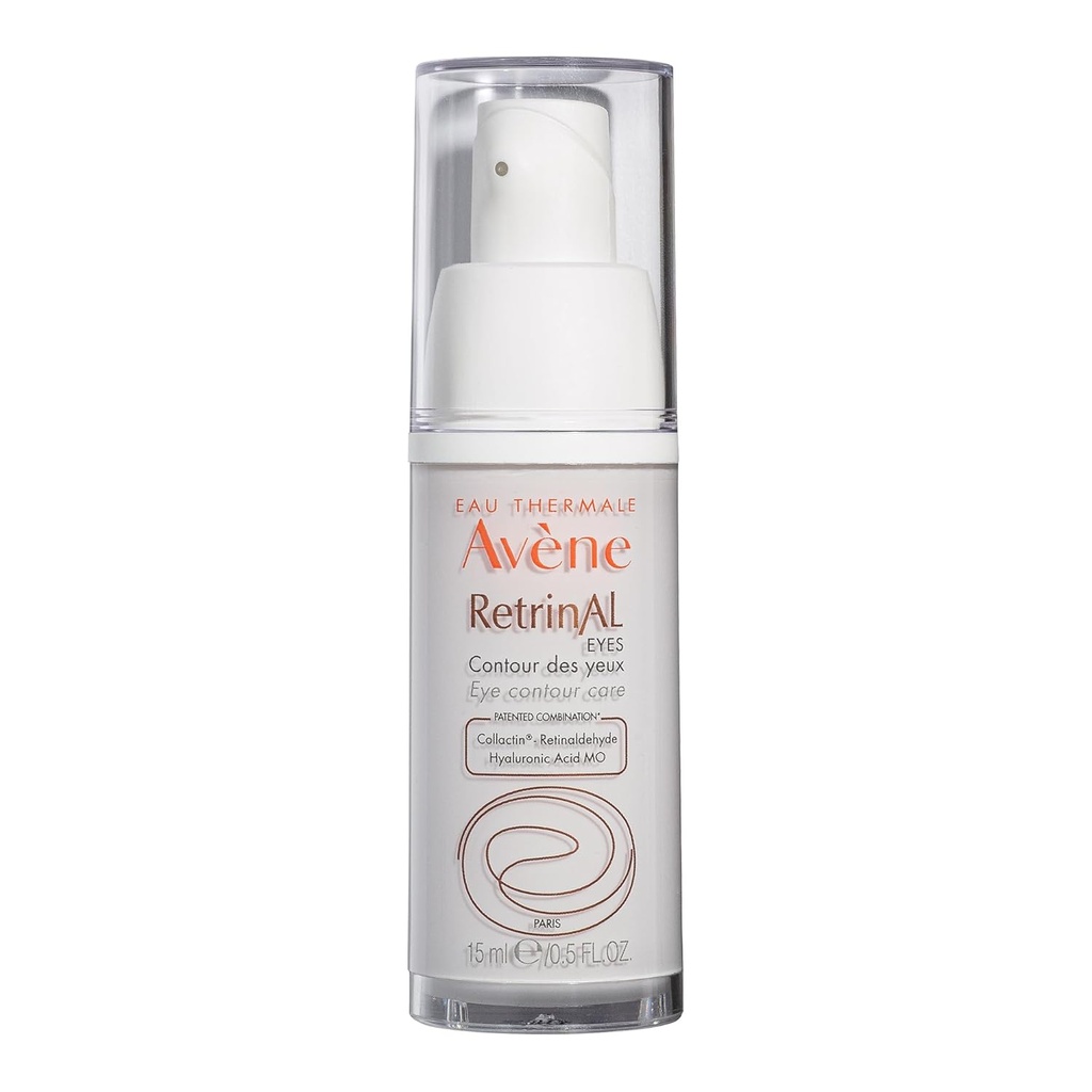 Avène Retrinal EYES מתקדם 3 In-1 קרם עיניים, קרם עיניים רטיני, מופעל על ידי Retinaldehyde & Hyaluronic Acid, עוזר קמטים חלקה, מצמצם מתחת לעיניים puffiness וחוגים אפלים, קרם עיניים נגד הזדקנות נגד שמנת נגד שמנת