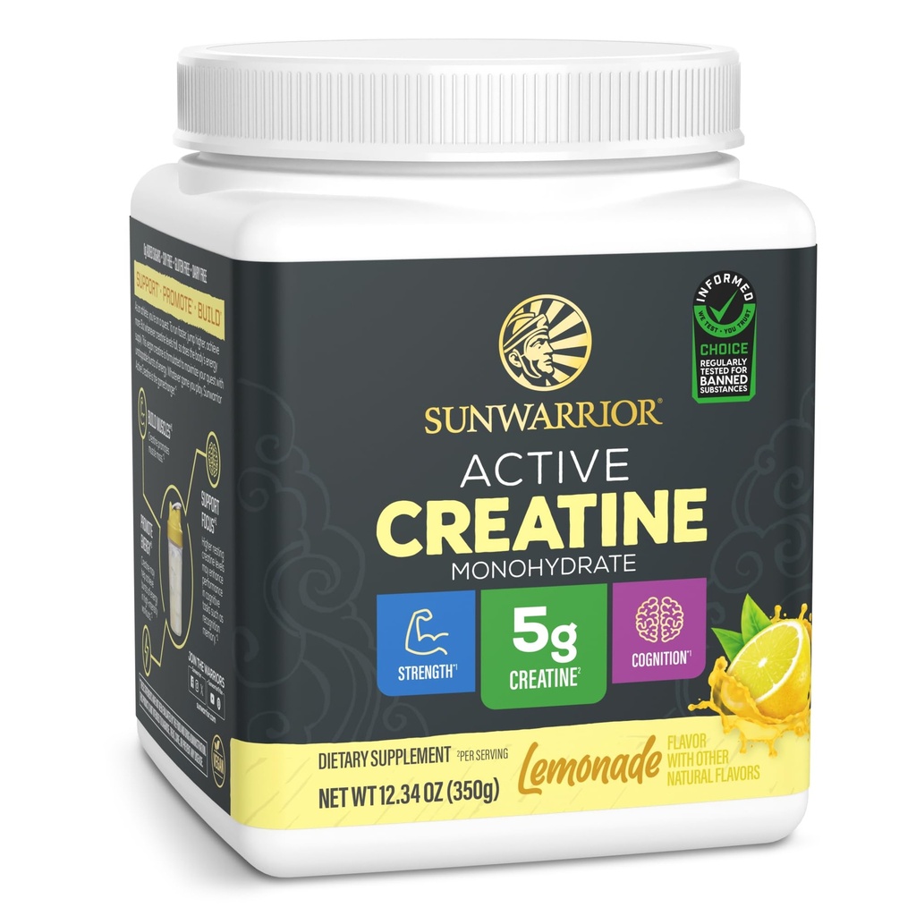 אבקת Creatine Monohydrate אבקת Micronized PreWorkout Recovery תוספת תמיכה שריר בניין כוח אימון קוגניציה טבעוני & Keto Friendly, בקלות לערבב 50 לשרת לימונדה פלבדורed