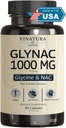 VINATURA GLYNAC תוסף 1000MG - Glycine & NAC תוסף - 90 קפסולות