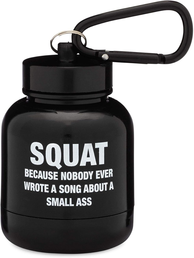 ONMYWHEY - אבקת חלבונים & תוסף Funnel Keychain, Portable to-Goer for theהתעמלות, Workouts, Fitness & Travel - TSA Approved, Squatroved, Squat