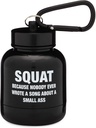 ONMYWHEY - אבקת חלבונים & תוסף Funnel Keychain, Portable to-Goer for theהתעמלות, Workouts, Fitness & Travel - TSA Approved, Squatroved, Squat