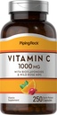 Piping Rock ויטמין C 1000 מ"ג | 250 קפסולות | עם bioflavonoids ו Rose HIPS | תוספת לנשים וגברים | Non-GMO, Gluten Free