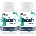 Liposomal L-theanine 500 מ"ג, מורכב עם GABA 200mg & Magnesium 100 מ"ג, תוספת כוח תוספת תוספת תוסף עבור Calm, הירגעות & Focus, Gluten חינם 120 קפסולות