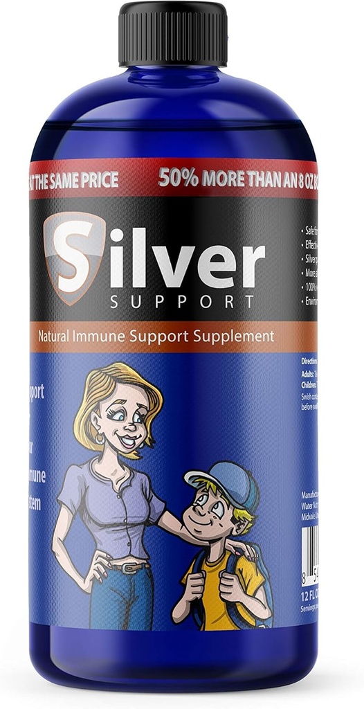 טכנולוגיית Ionic Silver נוזלי Immune Booster לילדים, חיות מחמד ומבוגרים לשפר את הבריאות