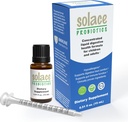 Solace Probiotics נוזל פורמולה למבוגרים ולילדים - תערובת מורחבת לבריאות העיכול ואינטימיות, קלינית מחקר, קל סירינג יישום, Hypoallergenic - 15mL
