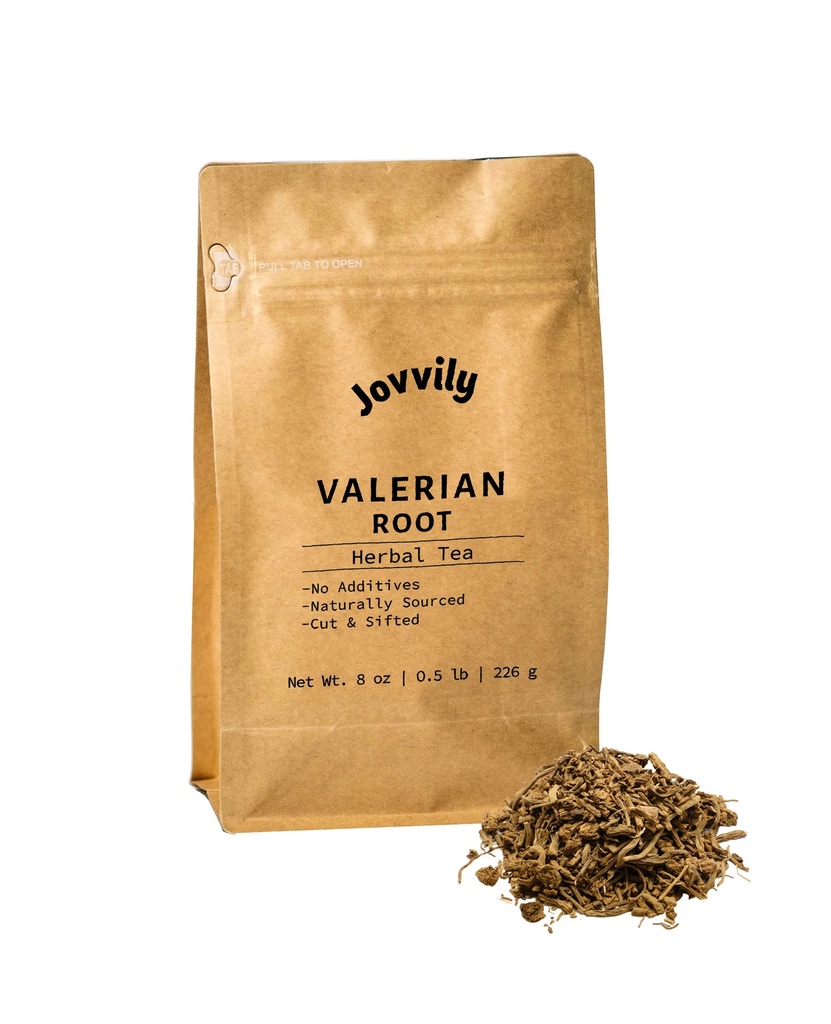 שורש ולריאן - 8 oz - Cut & Sifted - Herbal Tea - No Fillers Or Additives