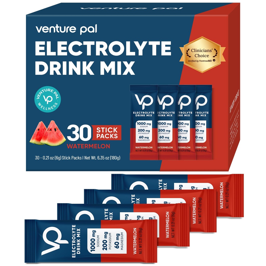 High Sodium Sugar Free Electrolytes אבקת Packet - hydrotion Packets עם ויטמין, Sodium & Potassium | Zero Calories