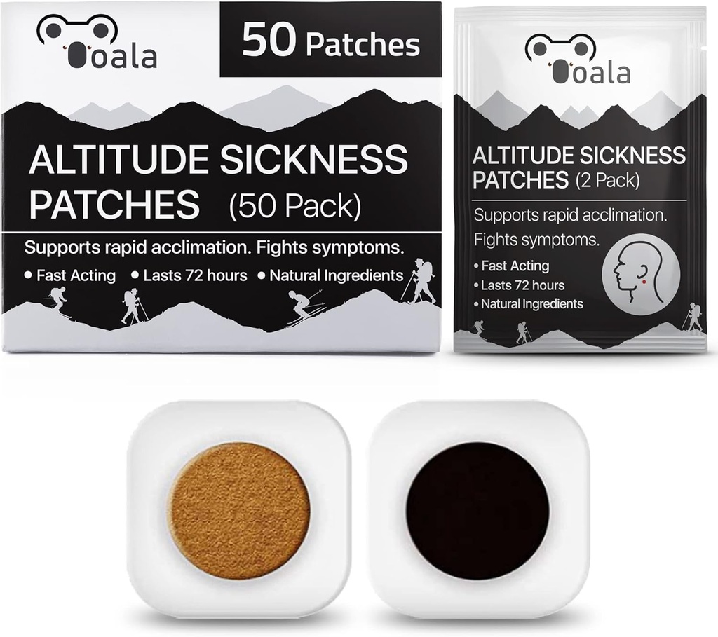 Altitude Disease Prevention Patches | תמיכה בהפחתה מהירה, Boosts Oxygen Intake, Fights סימפטומים