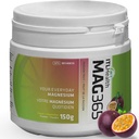 MAG365 Pure Ionic Magnesium Citrate אבקת - Natural & Bioavailable Water-Soluble תוסף עם Citric Acid - תומך אנרגיה, שריר, עצמות ותפקוד הלב | Passion Fruit 150g 37-שרתים