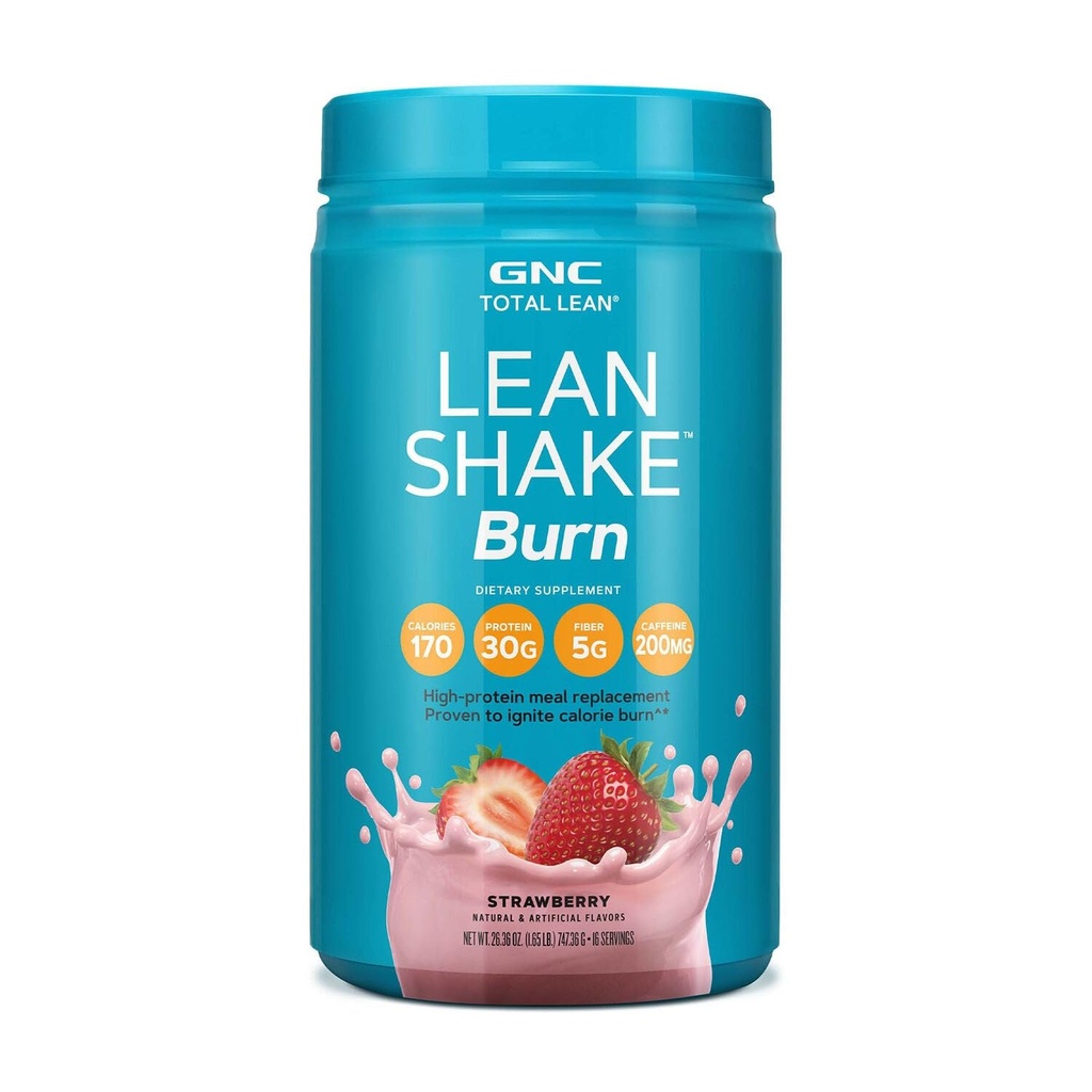 GNC Total Lean Shake Burn - Strawberry (16 משרתים)