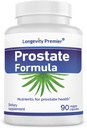 Longevity Prostate Formula with Standardized Saw Palmetto Extract, תוספת של Srength לבריאות הערמונית ומניעת שיער