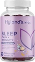 ילדים של Hyland לישון Calm & Immunity תמיכה עם מלטונין, Sleep Aidmies עם ויטמין C, Zinc, Elderberry & Chamomile, מסייע עם נדודי שינה וחוסר מנוחה, 60 מסטיקנים טבעוניים