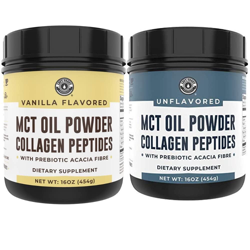 הופעות ב-Kto Vanilla MCT אבקת קולגן ו-Kto Unflavored אבקת MCT Collagen