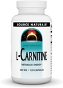 מקור טבעי L-Carnitine 500 מ"ג לאנרגיה מטבולית - 120 קפסולות