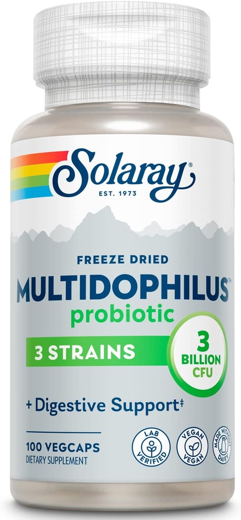 Solaray Multidophilus 3 מיליארד, 100 Count
