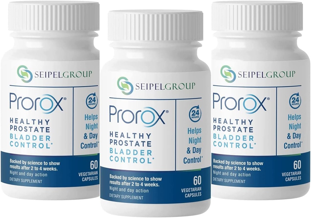 בריאות Prostate Bladder Control, Prostate Supplements for Men, תומך בריאות Prostate ו- Bladder Health, מכיל פלמטו, מקטין את Urgency, 60 קפסולות צמחוניות (180)