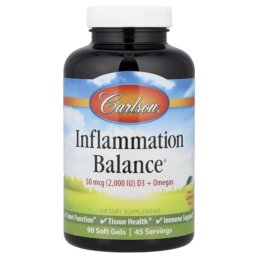 Carlson Labs Inflammation Balance Multi Foodsents, 90 Softgels