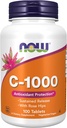 תוספי מזון עכשיו, ויטמין C-1,000 עם Rose hips, Sustained לשחרר, Antioxidant Protection *, 100 טבליות