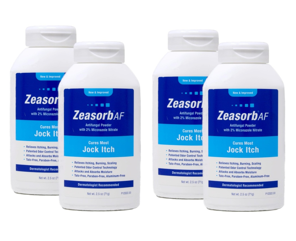 אבקת טיפול אנטי פטרייתיגל, Jock Itch - 2.5 oz, Pack של 4