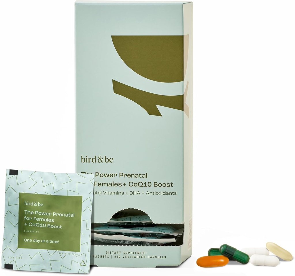 ציפור &be The Power Prenatal for Females with Coq10 Boost