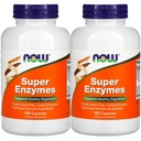Now Foods Super Enzymes 180 קפסולות, 2 Pack