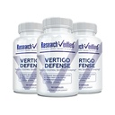 מחקר מאומת Vertigo Defense - Soothe הסימפטומים ותמיכה באוזן הפנימית - ויטמין D3, ג'ינג'ר, גינקו בילובה, BioPerine - 180 קפסולות