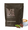LifeSTACKS Focus Chocolate Creamer for Energy - אבקת MCT + Nootropics + Fitogens - Boost Productivity Without Jitters or Crash - Keto, טבעוני, 0 סוכר - עם טאורין, L-Tyrosine, Rhodiolaola