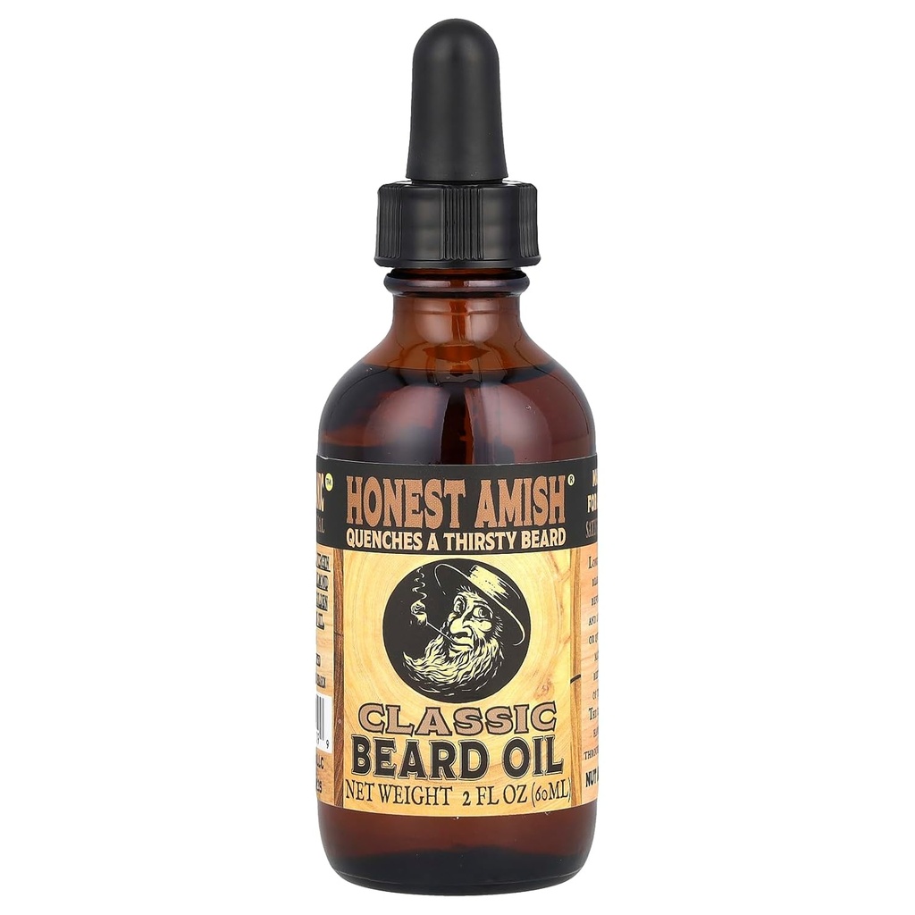 Honest Amish - Classic Beard Oil - 2 אוונס