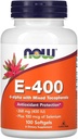 עכשיו מזונות E-400 D-Alpha עם Tocopherols מעורב, 268 מ"ג (400 IU), 100 Softgels