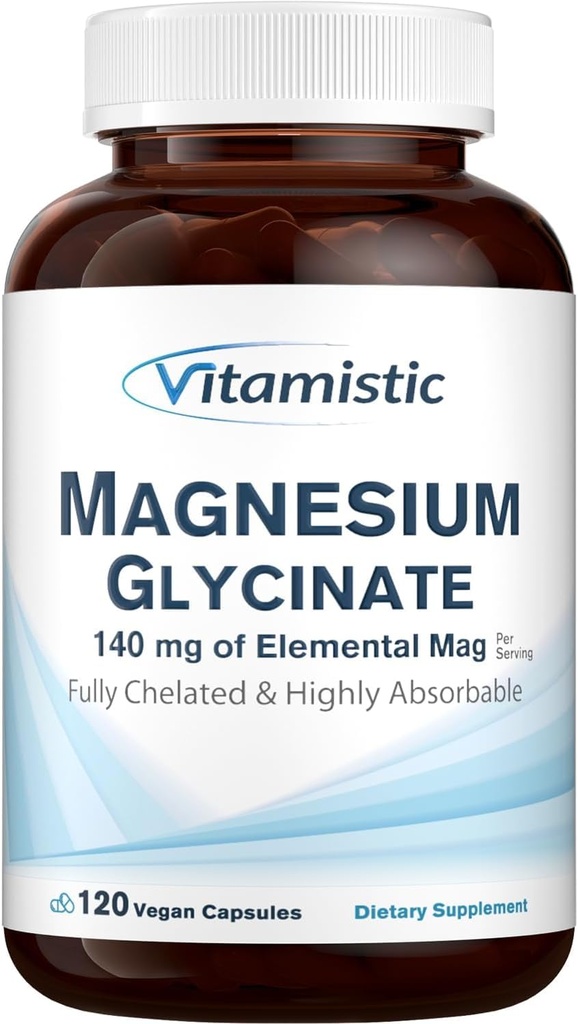 Magnesium Glycinate, Chelated, Highly Bioavailable, Fully Reacted & Non-Buffered, Gentle on the Stomach, 140 מ"ג מגנזיום, עבור שינה, העצם, non GMO, 120 טבעוני Capspark Capssle on the Stomach, 140 מ"גמנטל Magnesium, עבור שינה, העצם, לא GMO, 120 , 120 טבעוני Caps Vegan Capspark