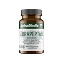 Nutramedix Serrapeptase תוסף - Proteolytic Enmes for Digestion + Inulin - Made to Support Digestive Health Support - Gluten, Soy and Milk-Free (60 קפסולות)