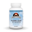 מקורות טבעיים Serene Science L-theanine עם מגנזיום ו- GABA - 60 טבליות