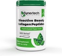 Bioactive hydrolyzed Collagen Peptides אבקת (90 משרתים) | סוג I & III עם VERISOL & 18 Amino Acids