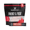 Wilderness Athlete - Energy & Focus | Energy Booster for Women & Men - משקאות אנרגיה לערבב עם קפאין טבעי - דלת פחמימות, אפס משקאות אנרגיה אבקת - 30 מנות משקאות אנרגיה (Wild ברי)