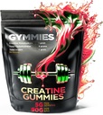 Creatine Monohydrate Gummies - גידול שרירים, ביצועים, סיום - 5 גרמתי קריאטין לשרת - טבעוני, non-GMO, Gluten-Free, Made in USA - 90ct (90 Count, Watermelon)